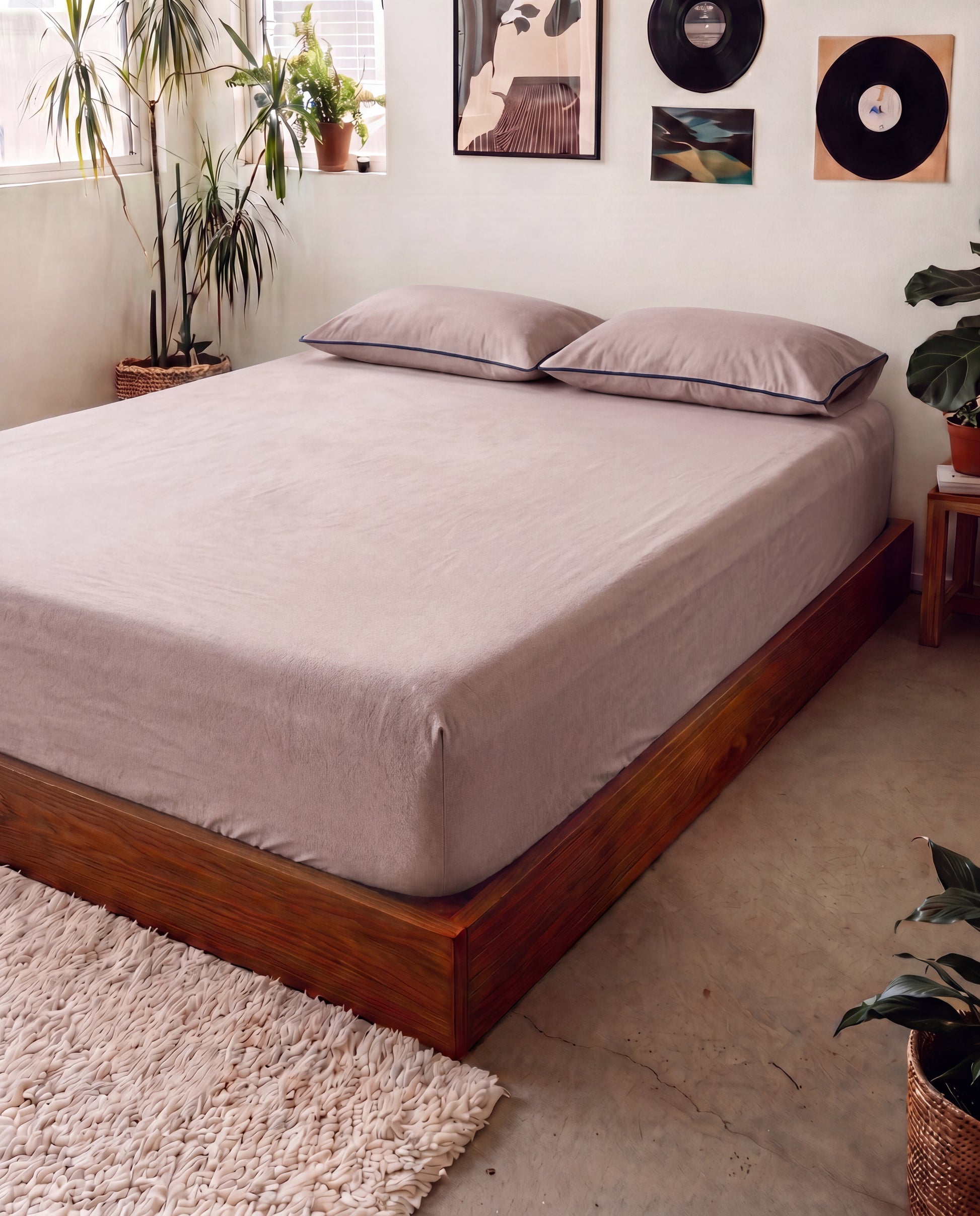 Bedsheet Set – 100% Cotton Plain