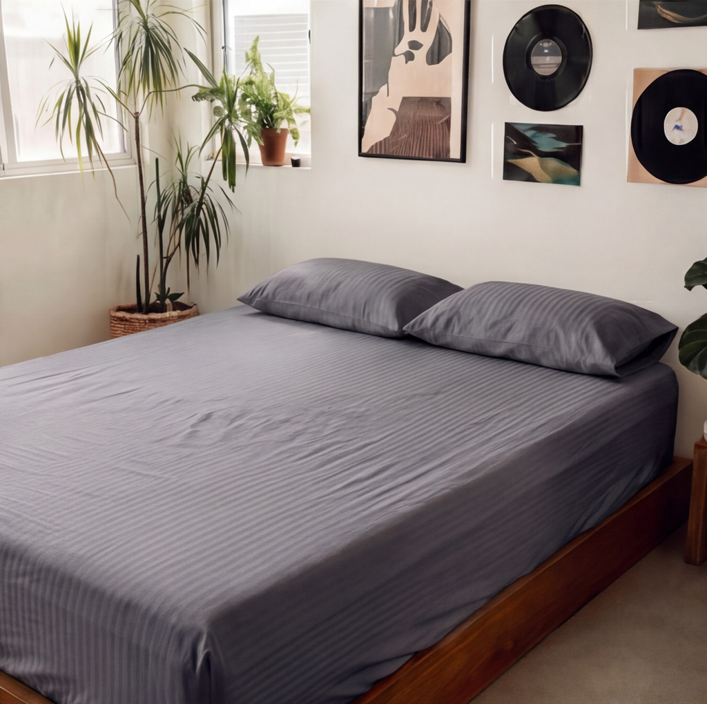 Striped Bedsheet Set – Microfiber