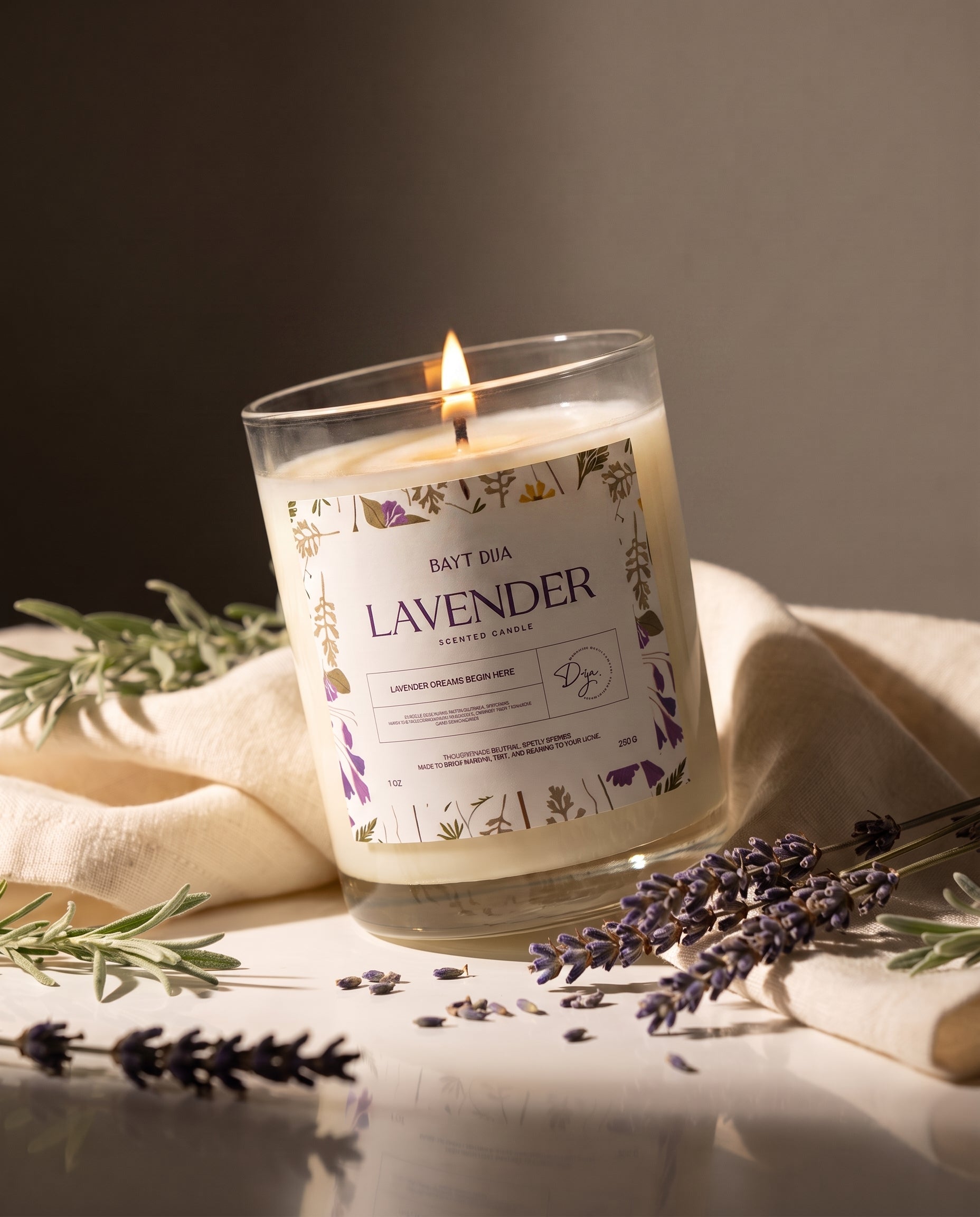 Lavender Candle