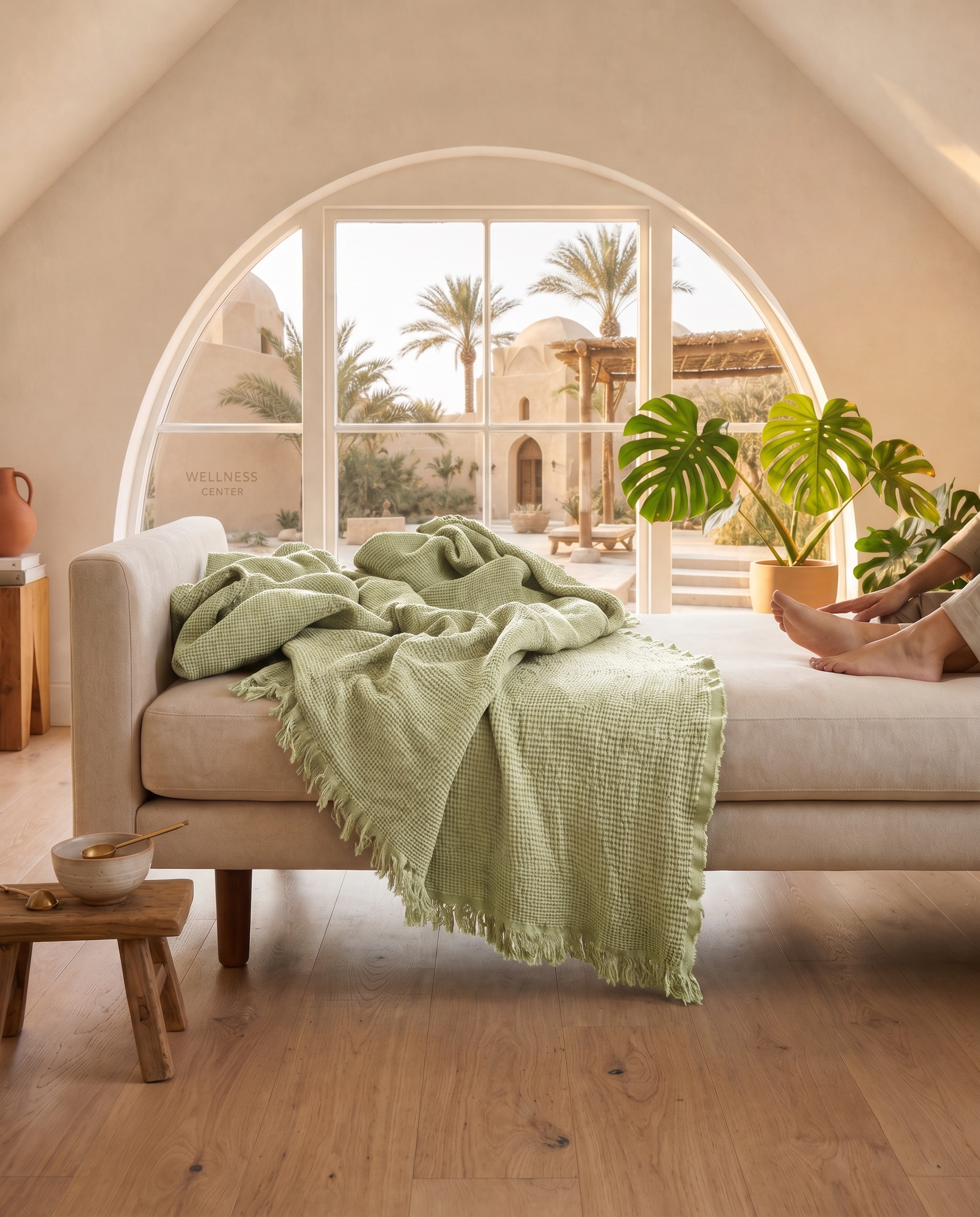 Honeycomb Coverlet