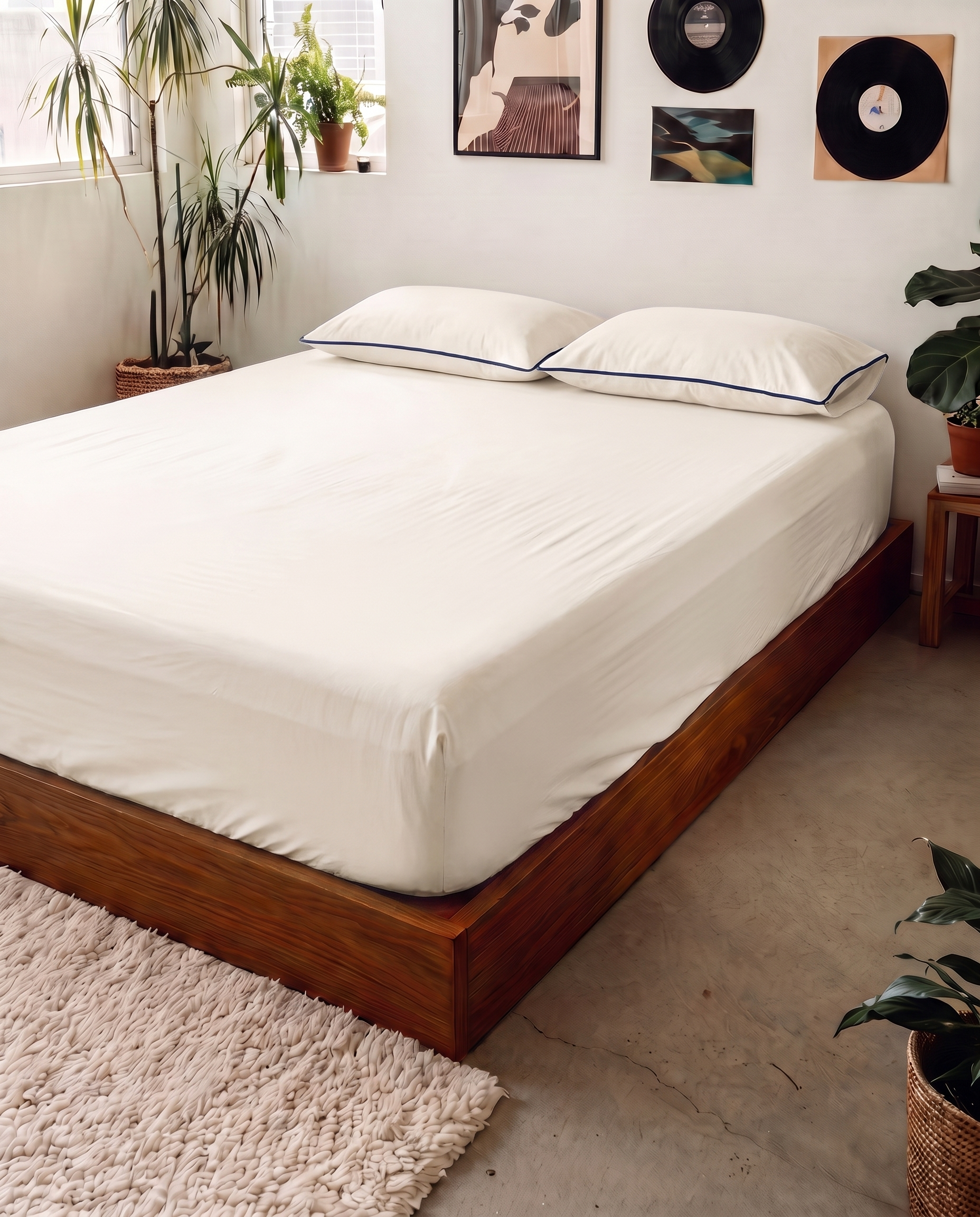 Bedsheet Set – 100% Cotton Plain