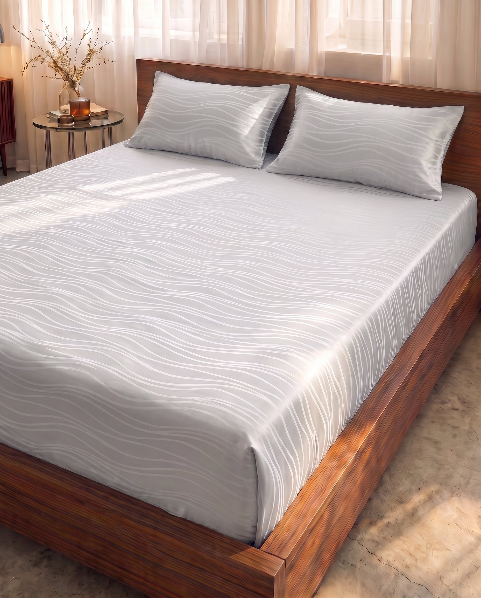 Bedsheet Set – Polycotton Jacquard
