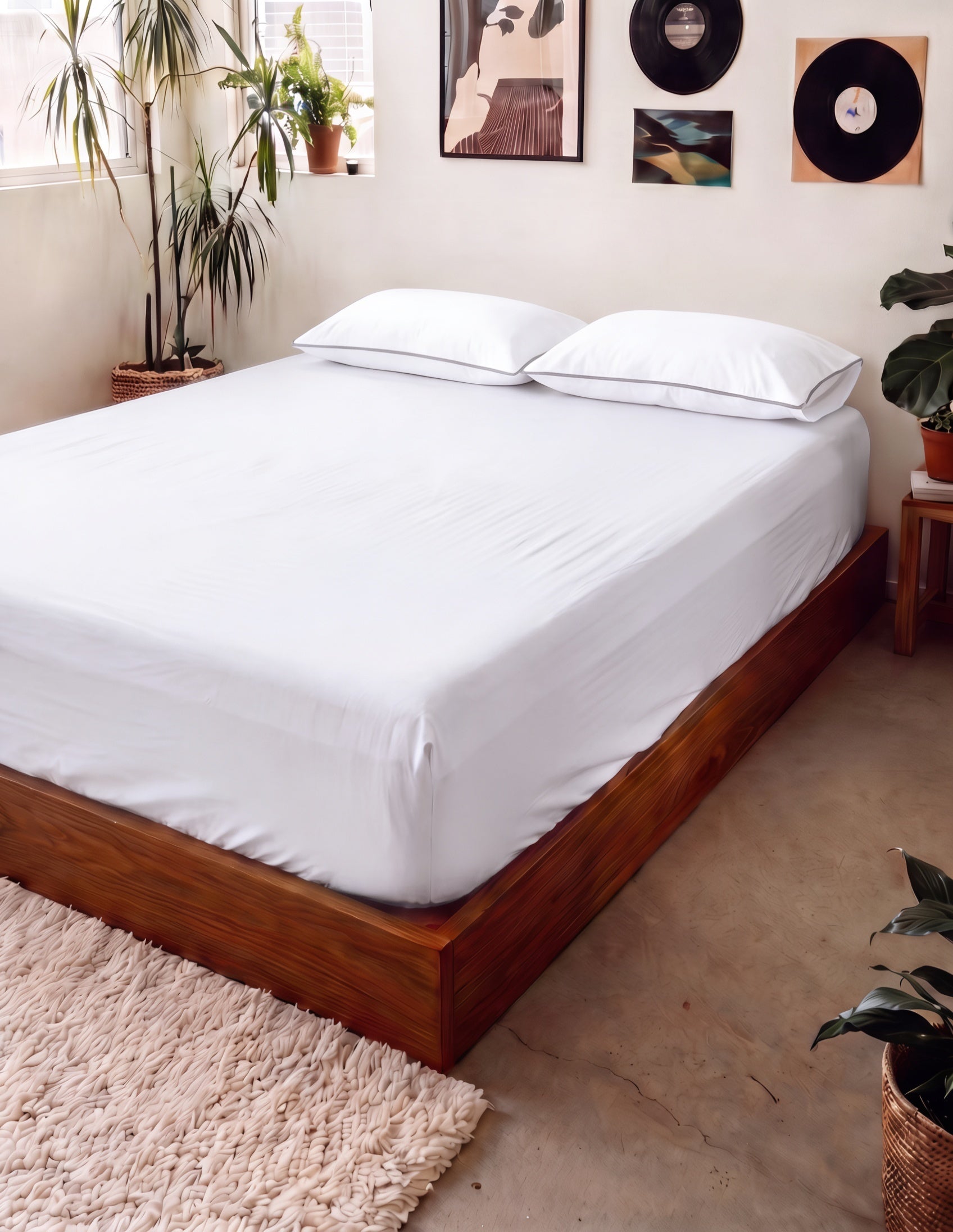 Bedsheet Set – 100% Cotton Plain